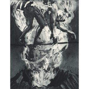 Highwire over volcano