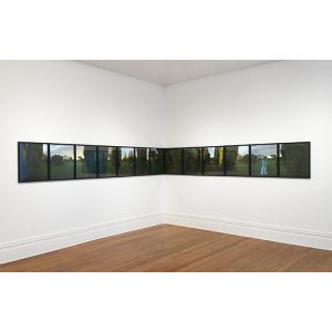 Sentinels, 360+ degree panorama, 2018. Halley Place, Avonside, Christchurch. Dusk