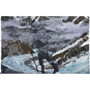 In Mist Above Glacier