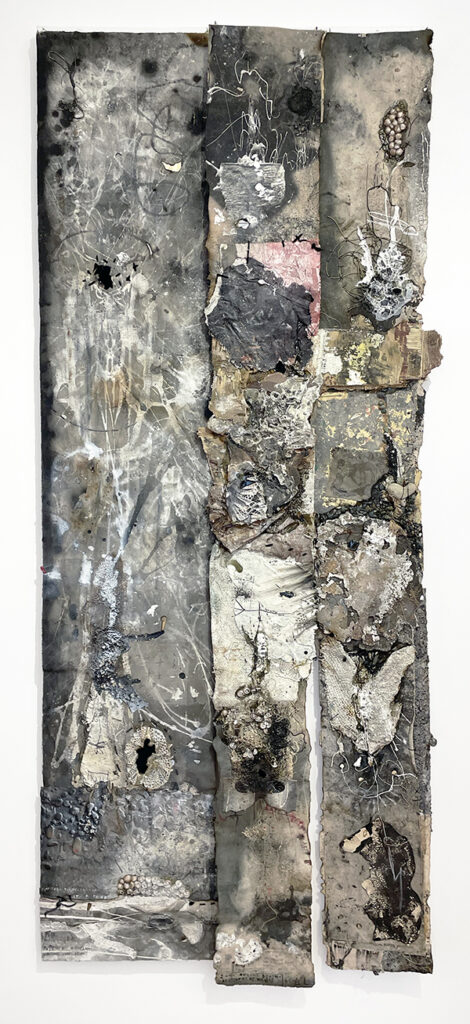 Ancestral Memories, 2022 mixed media, 1860 x 740mm